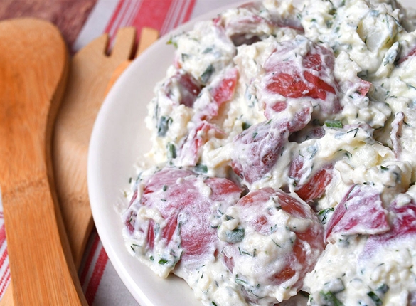 Dill and Chive Red Bliss Potato Salad - Item # 592 - Dave's Fresh Marketplace Catering RI